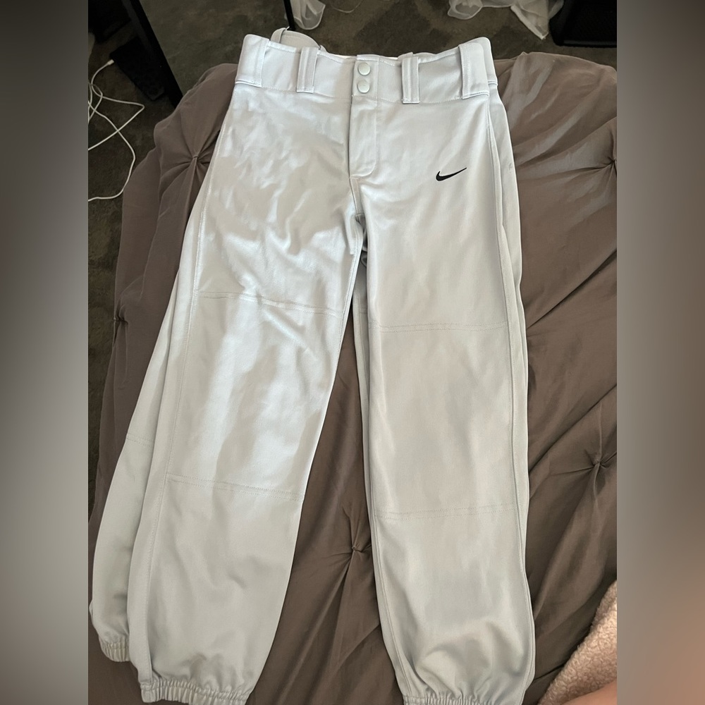 Gray women’s nike softball pants